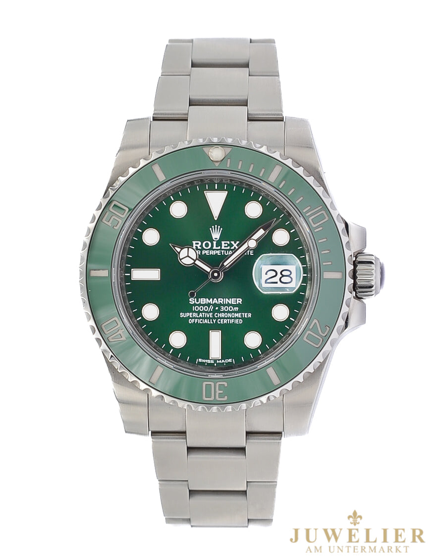 Rolex Submariner HULK I unpolished I Box & Papers I 2020 I 116610LV