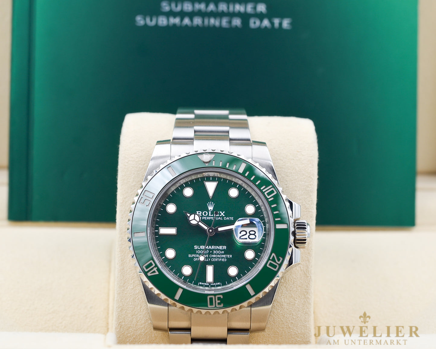 Rolex Submariner HULK I unpolished I Box & Papers I 2020 I 116610LV