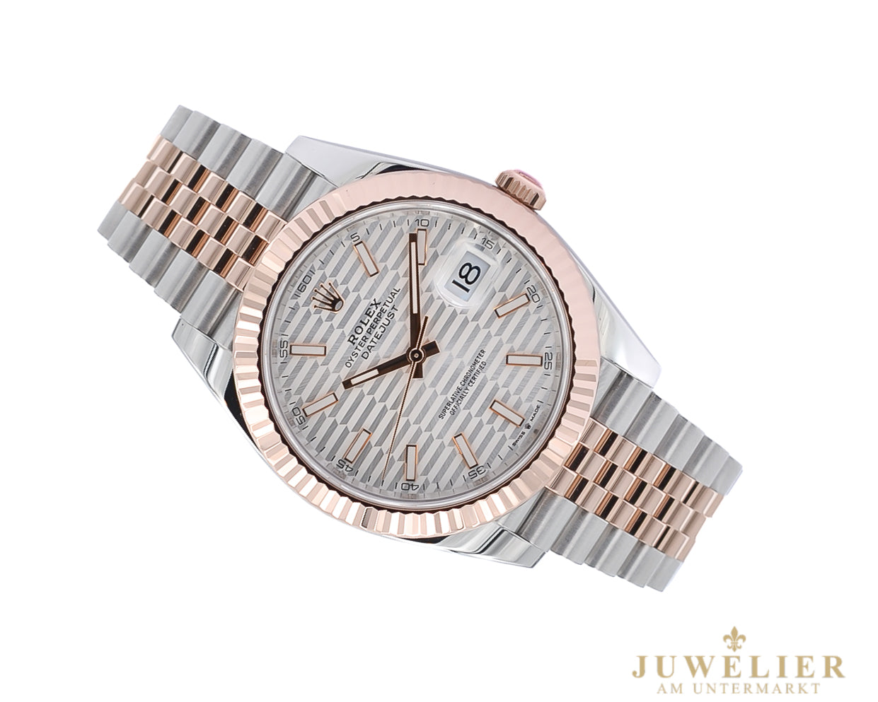 Rolex Datejust 41 I Motiv Dial I Full-Set I 2023 I Bicolor I Rosegold