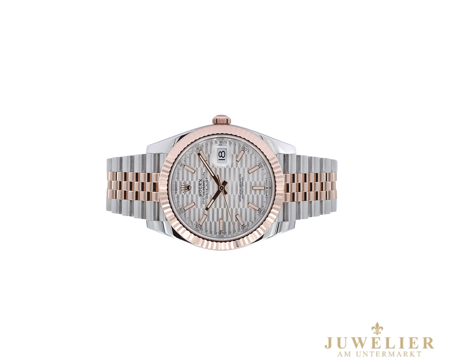 Rolex Datejust 41 I Motiv Dial I Full-Set I 2023 I Bicolor I Rosegold