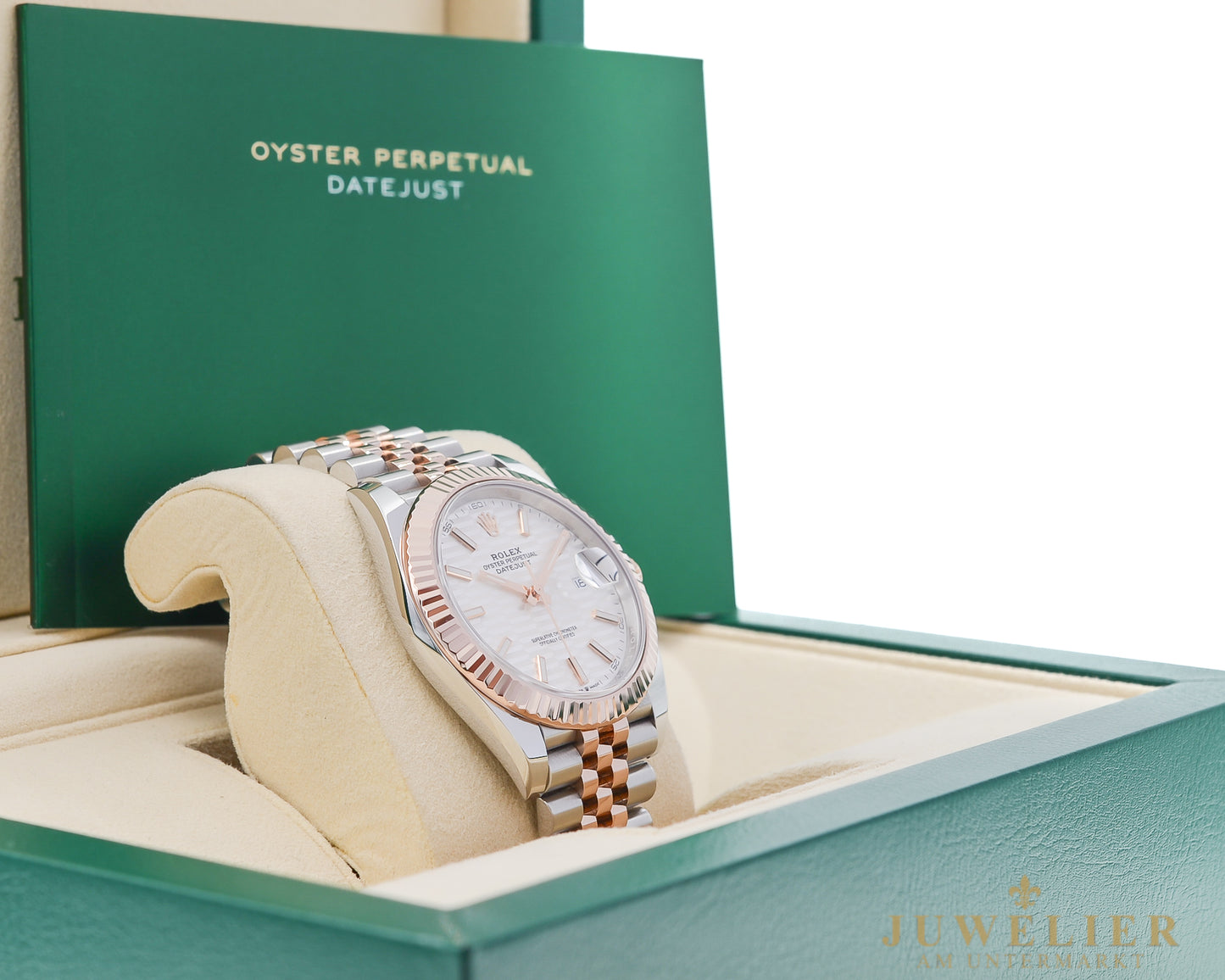 Rolex Datejust 41 I Motiv Dial I Full-Set I 2023 I Bicolor I Rosegold