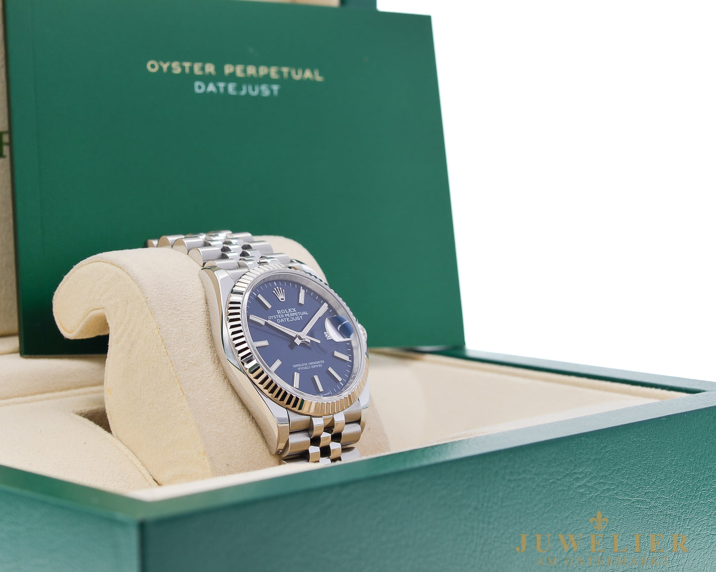 Rolex Datejust 36 I Blue Dial I Jubilee I Box & Papers I 126234
