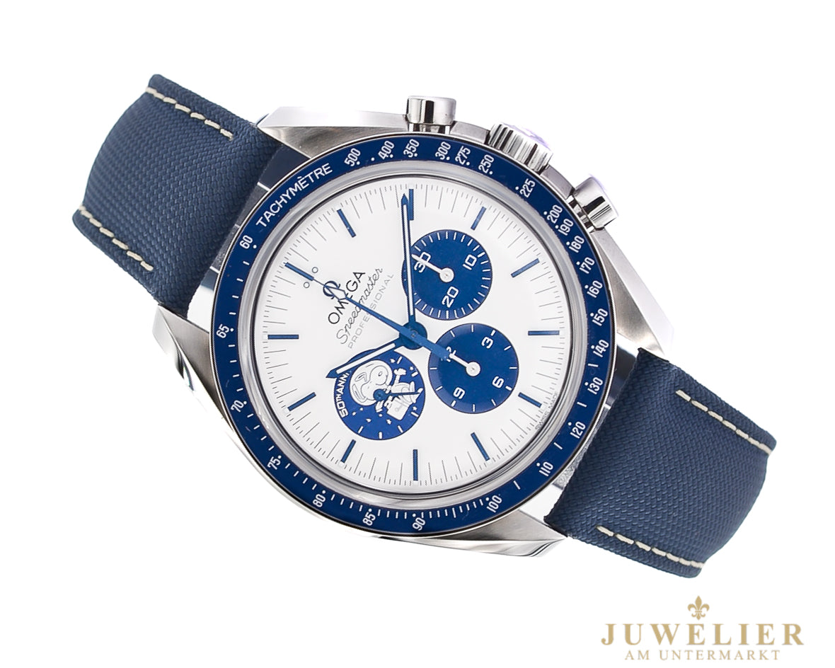Omega Speedmaster Silver Snoopy Award I Full-Set I 2022
