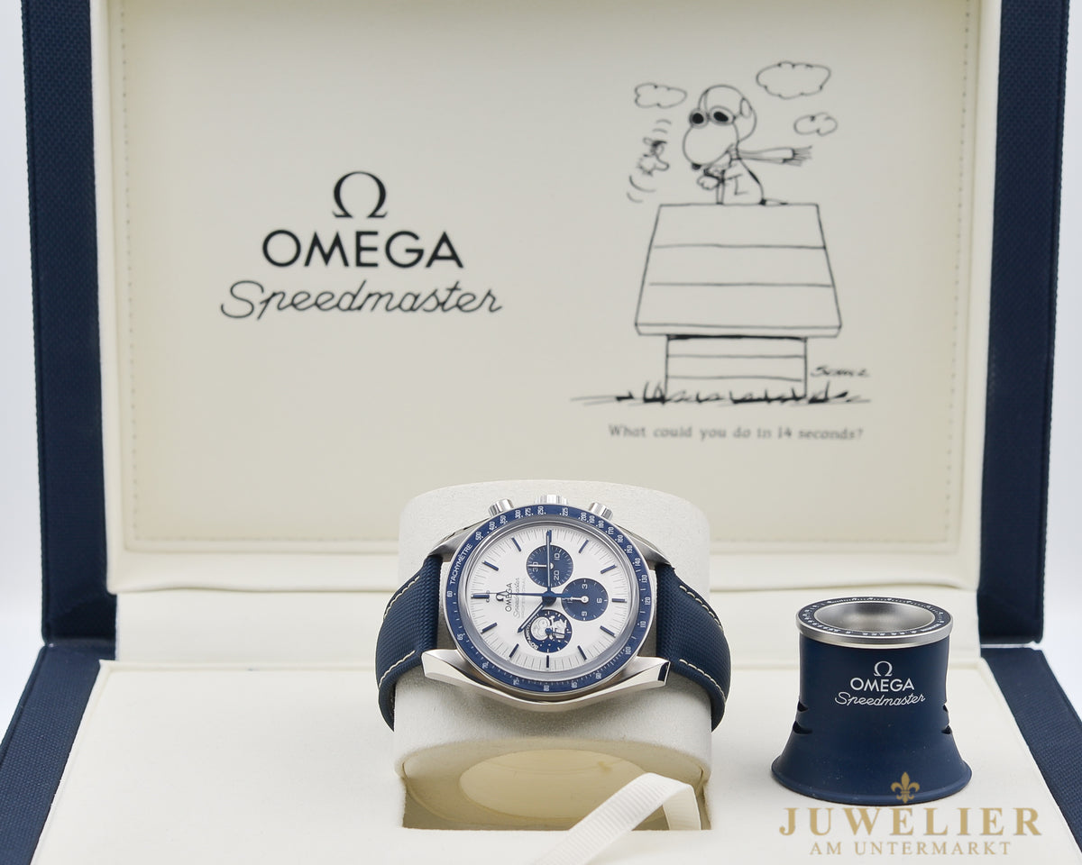 Omega Speedmaster Silver Snoopy Award I Full-Set I 2022