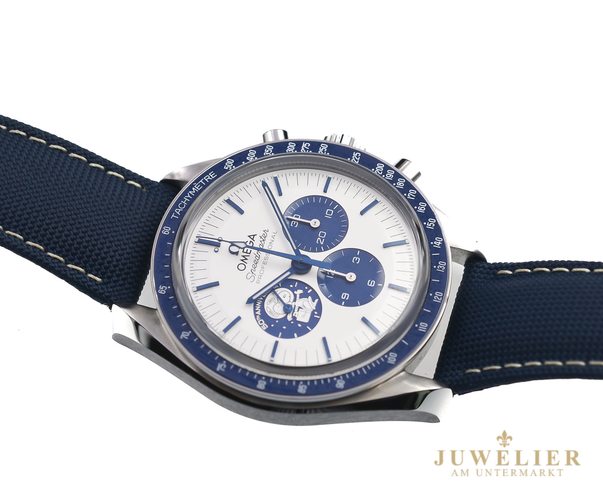Omega Speedmaster Silver Snoopy Award I Full-Set I 2022