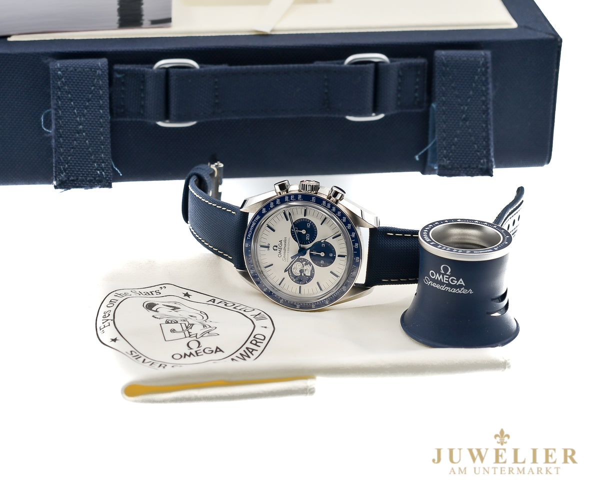 Omega Speedmaster Silver Snoopy Award I Full-Set I 2022