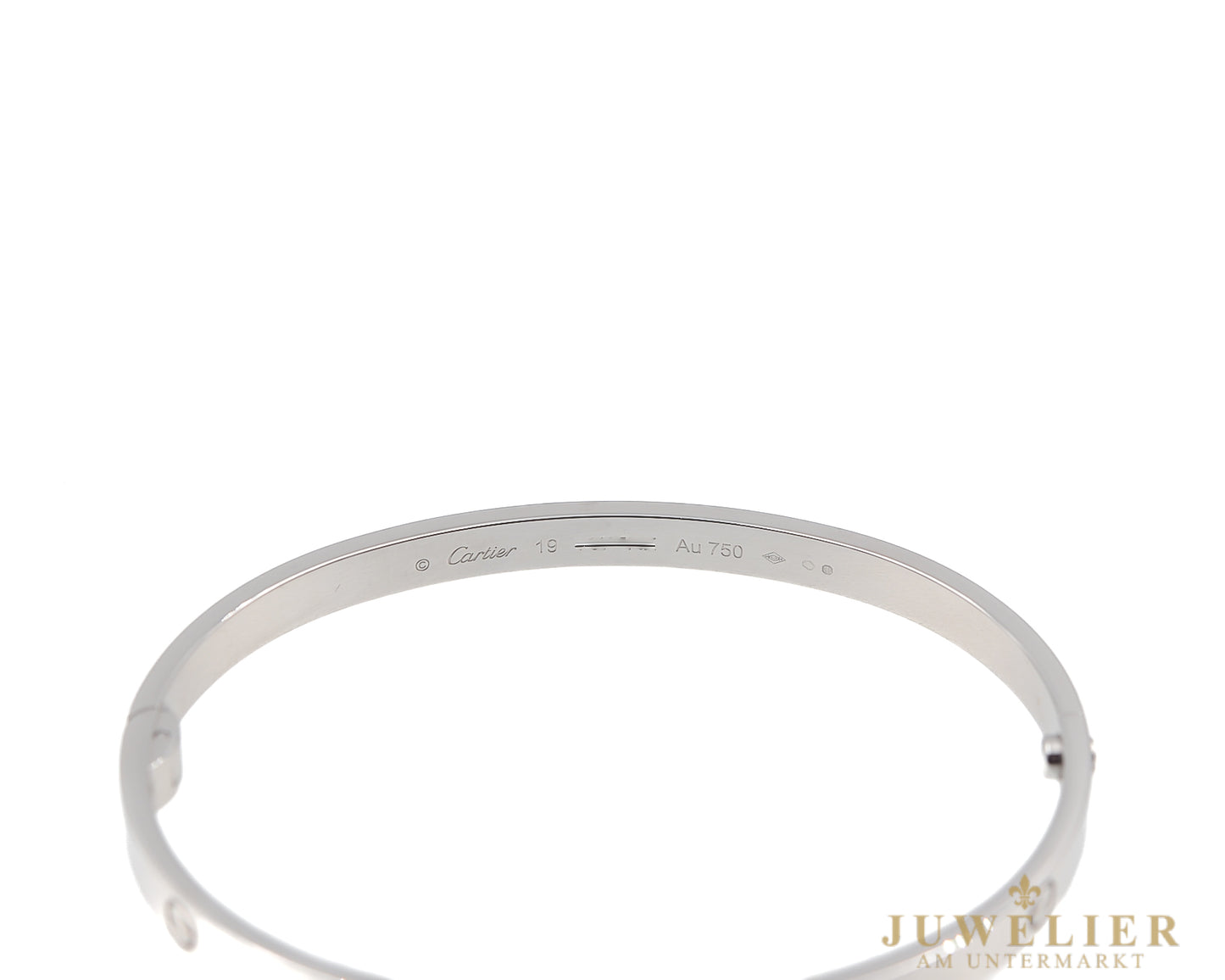 Cartier LOVE Armreif I Weißgold 750 I Mittleres Modell I Box & Papiere