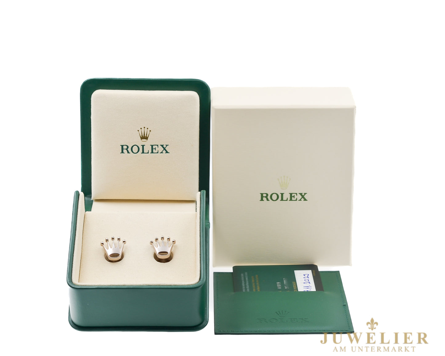 Rolex Manchettenknöpfe I Weißgold 18kt. I Box & Papiere I 2025