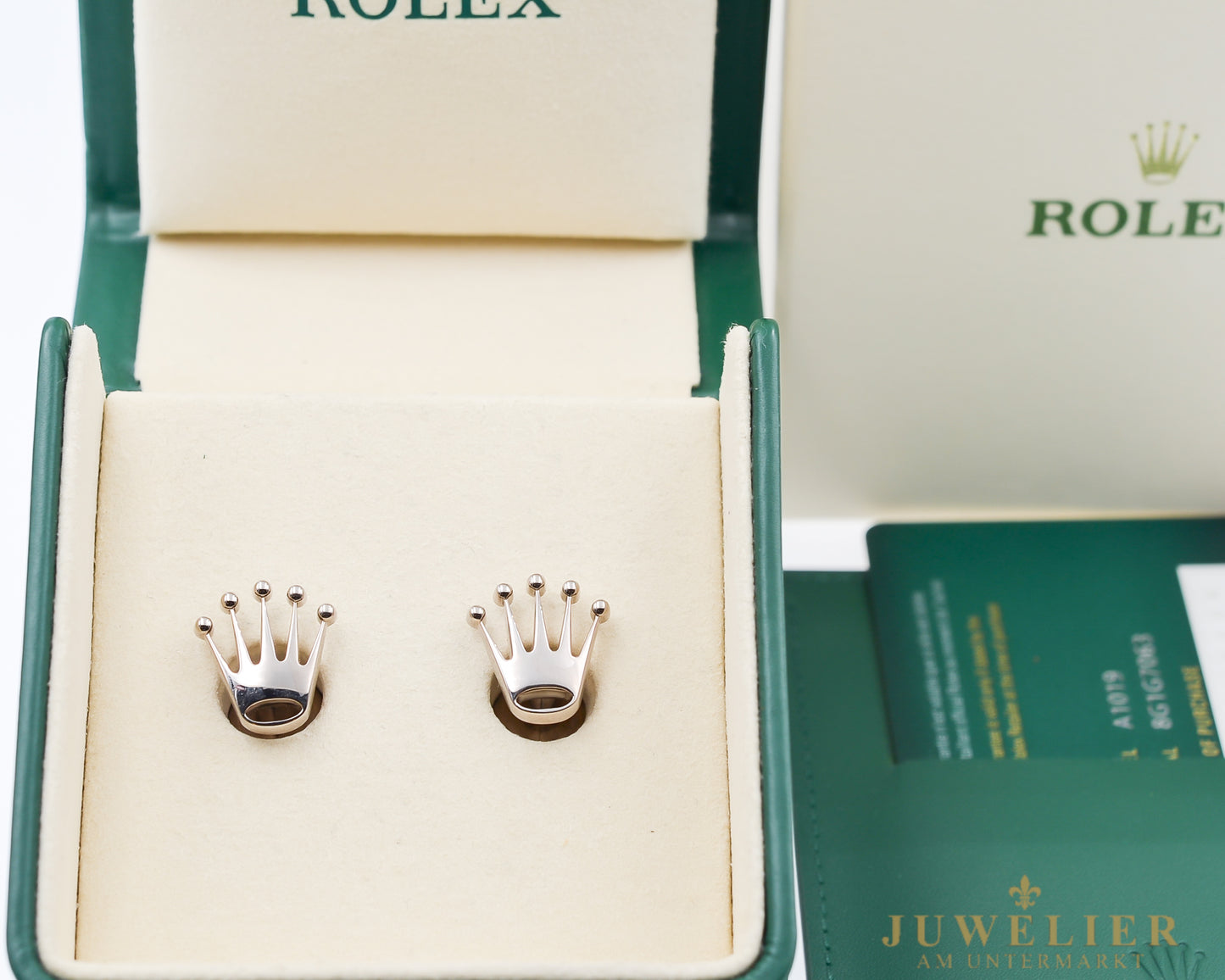 Rolex Manchettenknöpfe I Weißgold 18kt. I Box & Papiere I 2025