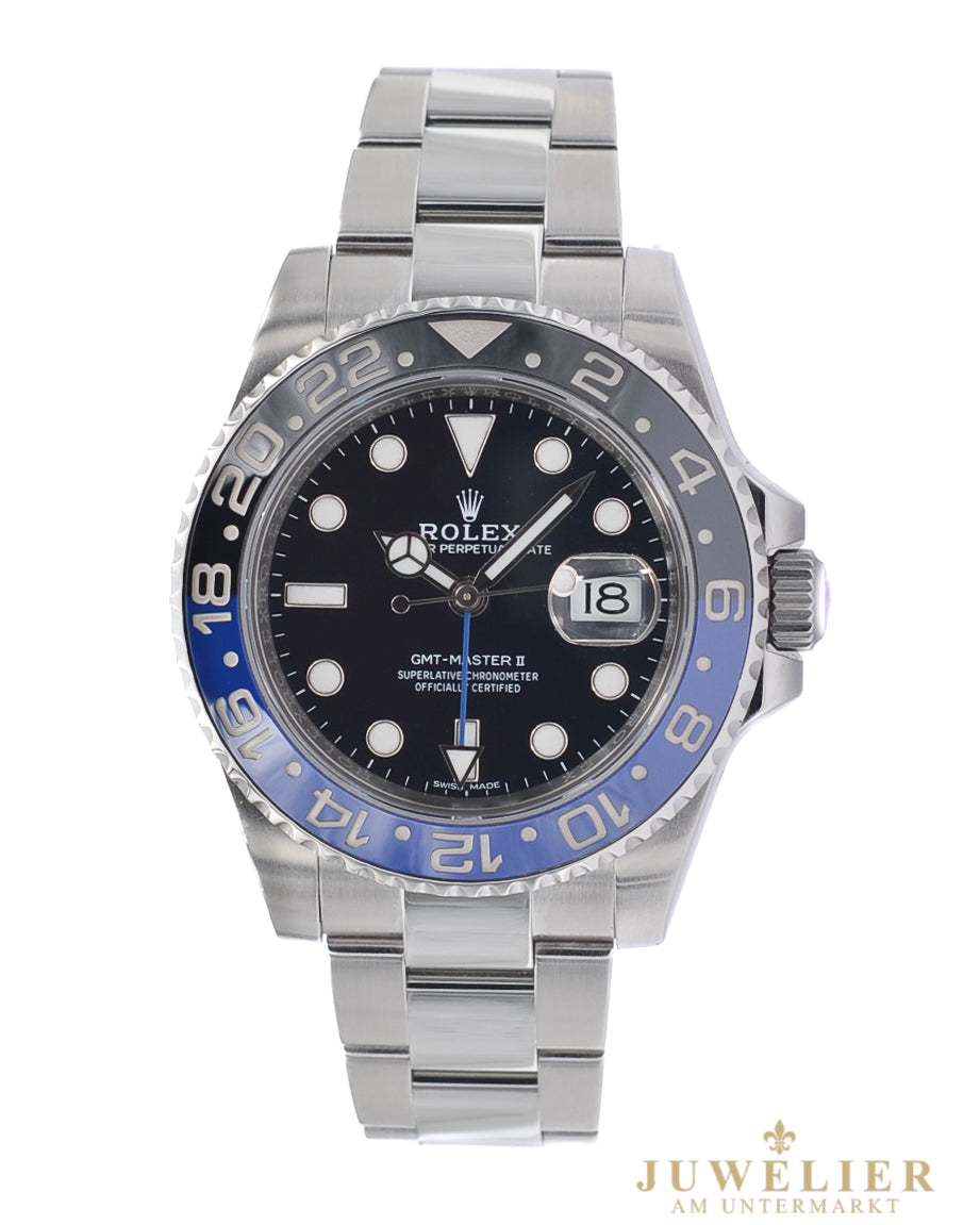 Rolex GMT-Master II I Batman I LC 100 I Full-Set I 2018 I 116710BLNR