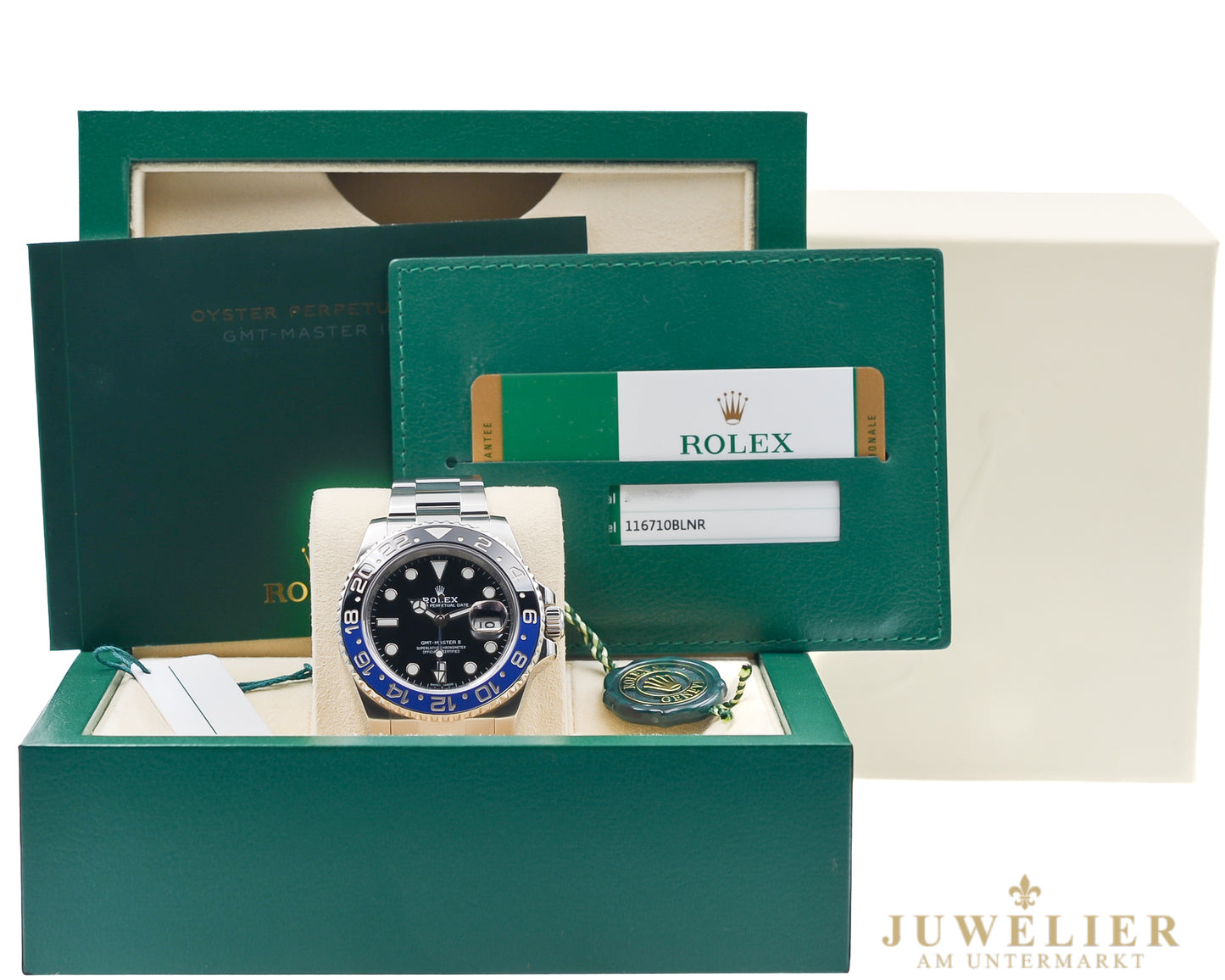 Rolex GMT-Master II I Batman I LC 100 I Full-Set I 2018 I 116710BLNR