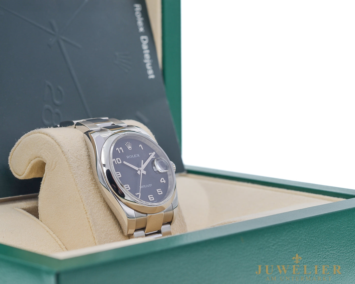 Rolex Datejust 36 I Black Jubilee Dial I Box & papers I 2007 I 116200
