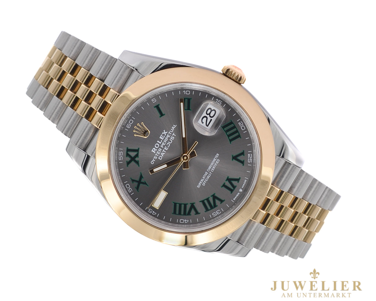 Rolex Datejust 41 I Wimbledon I Bicolor I Box & Papers I 126303 I 2022