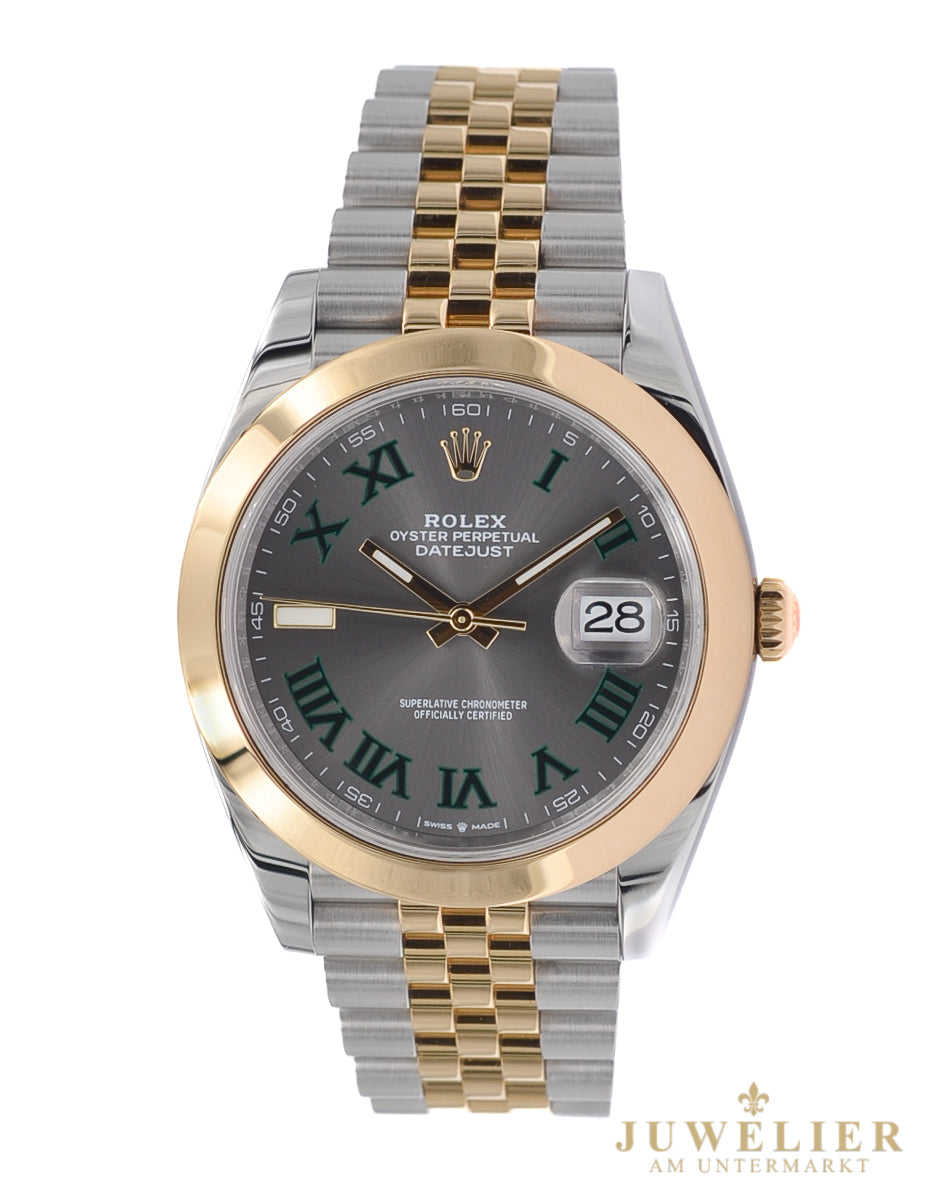 Rolex Datejust 41 I Wimbledon I Bicolor I Box & Papers I 126303 I 2022