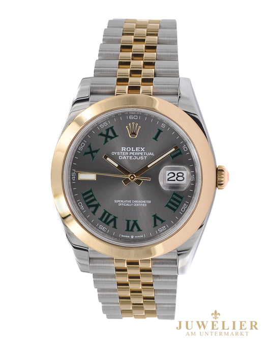 Rolex Datejust 41 I Wimbledon I Bicolor I Box & Papers I 126303 I 2022