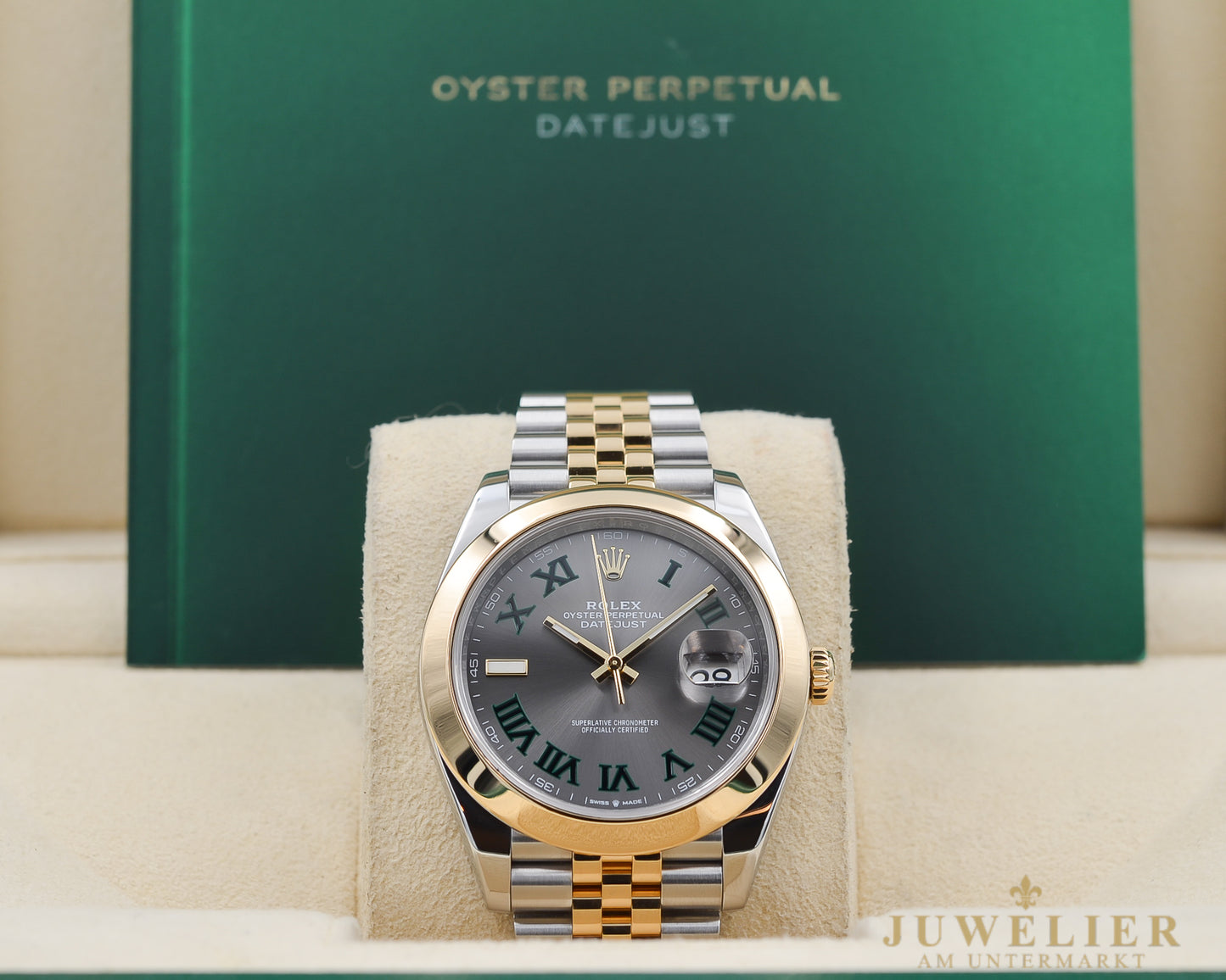 Rolex Datejust 41 I Wimbledon I Bicolor I Box & Papers I 126303 I 2022