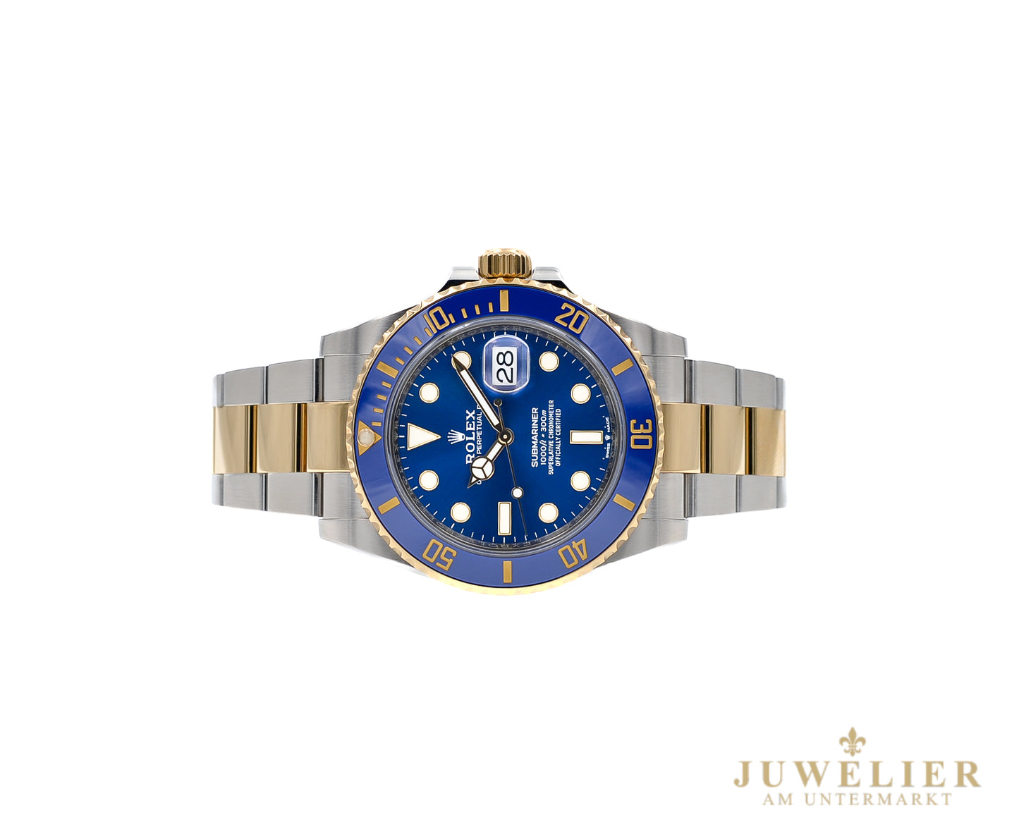 Rolex Submariner Date 41 I Blusy I LC 100 I Bicolor 18kt. I Full-Set I 126613LB