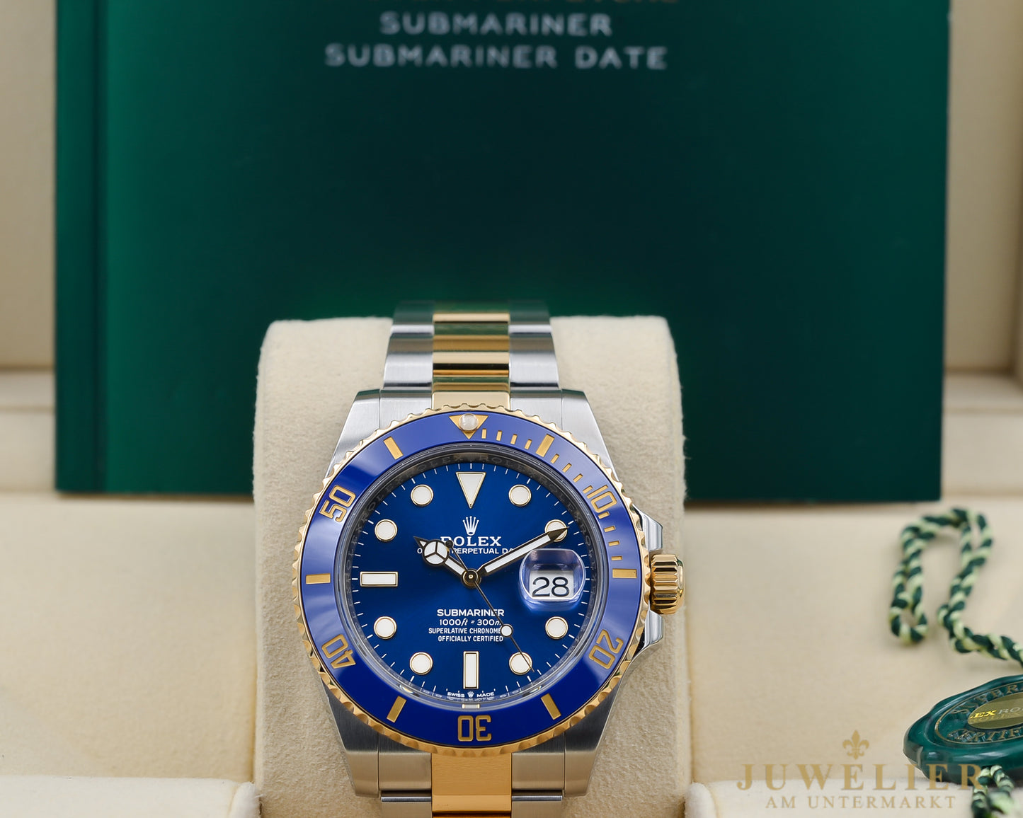 Rolex Submariner Date 41 I Blusy I LC 100 I Bicolor 18kt. I Full-Set I 126613LB