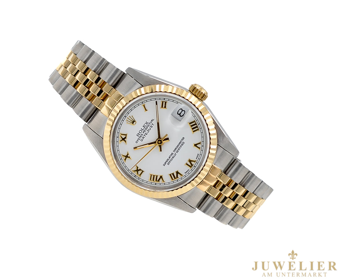 Rolex Datejust 31 I Bicolor 18kt. I Medium size I Box & Papers I Ref. 68273