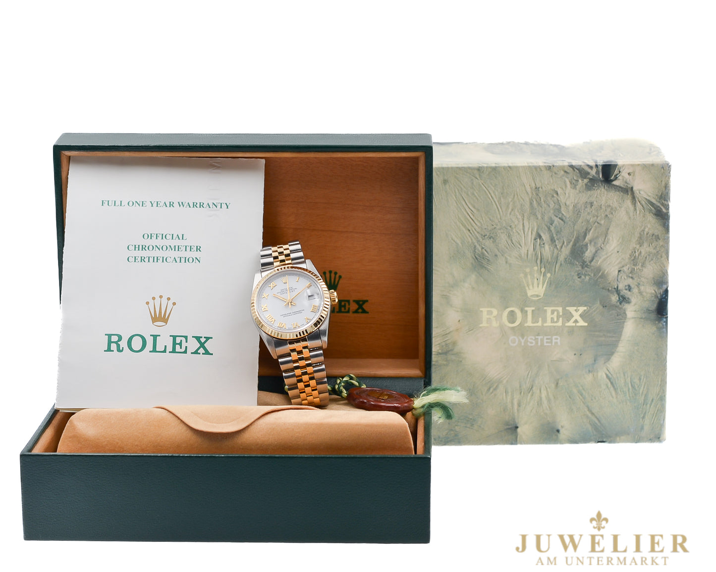 Rolex Datejust 31 I Bicolor 18kt. I Medium size I Box & Papers I Ref. 68273