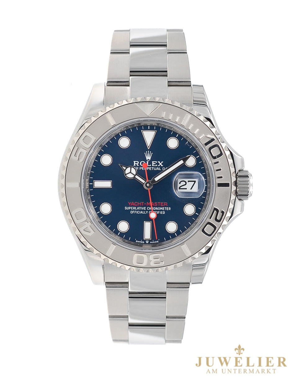 Rolex Yacht-Master 40 I Blue Dial I LC 100 I Full-Set I Platin Bezel I 126622 I 2024