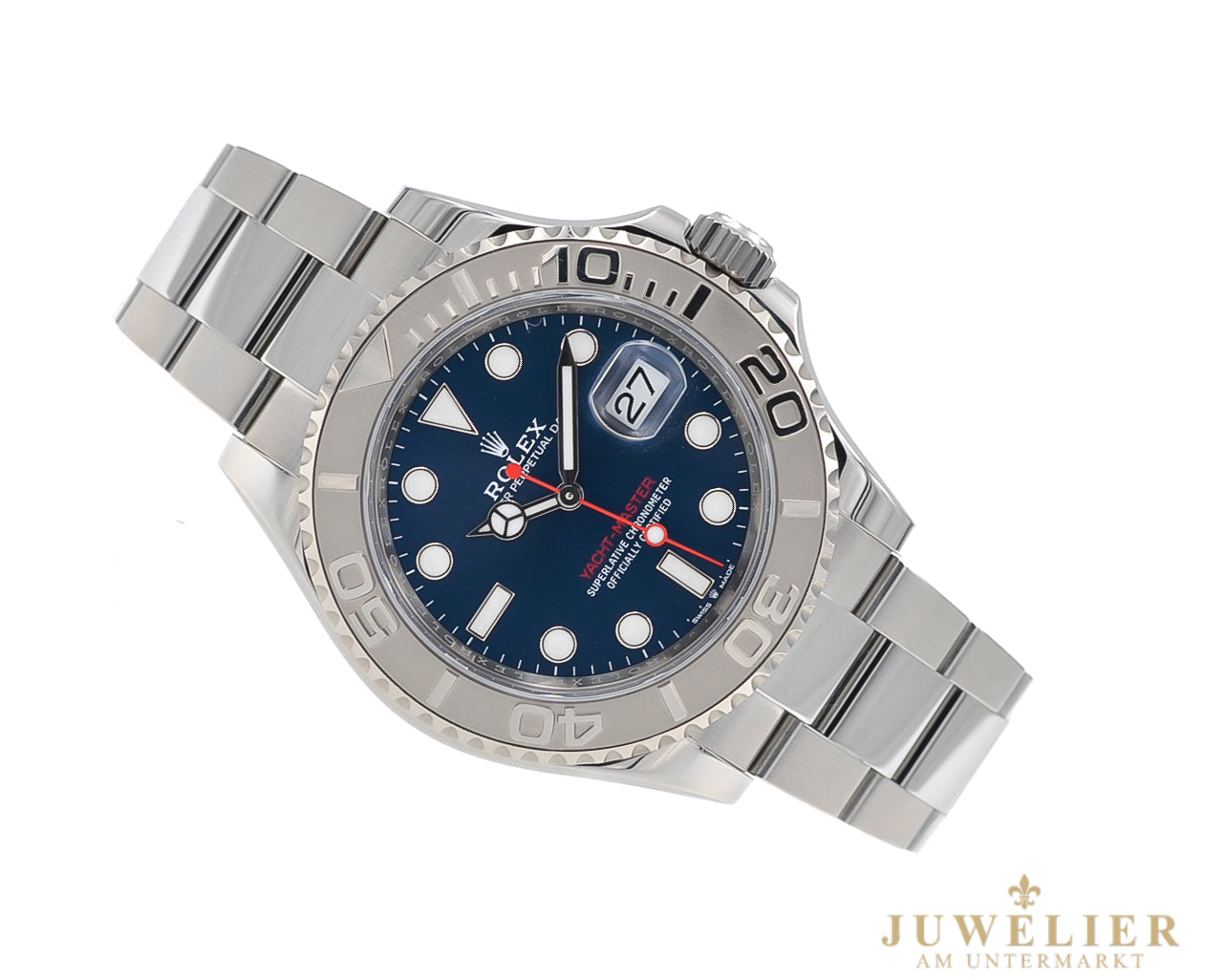 Rolex Yacht-Master 40 I Blue Dial I LC 100 I Full-Set I Platin Bezel I 126622 I 2024