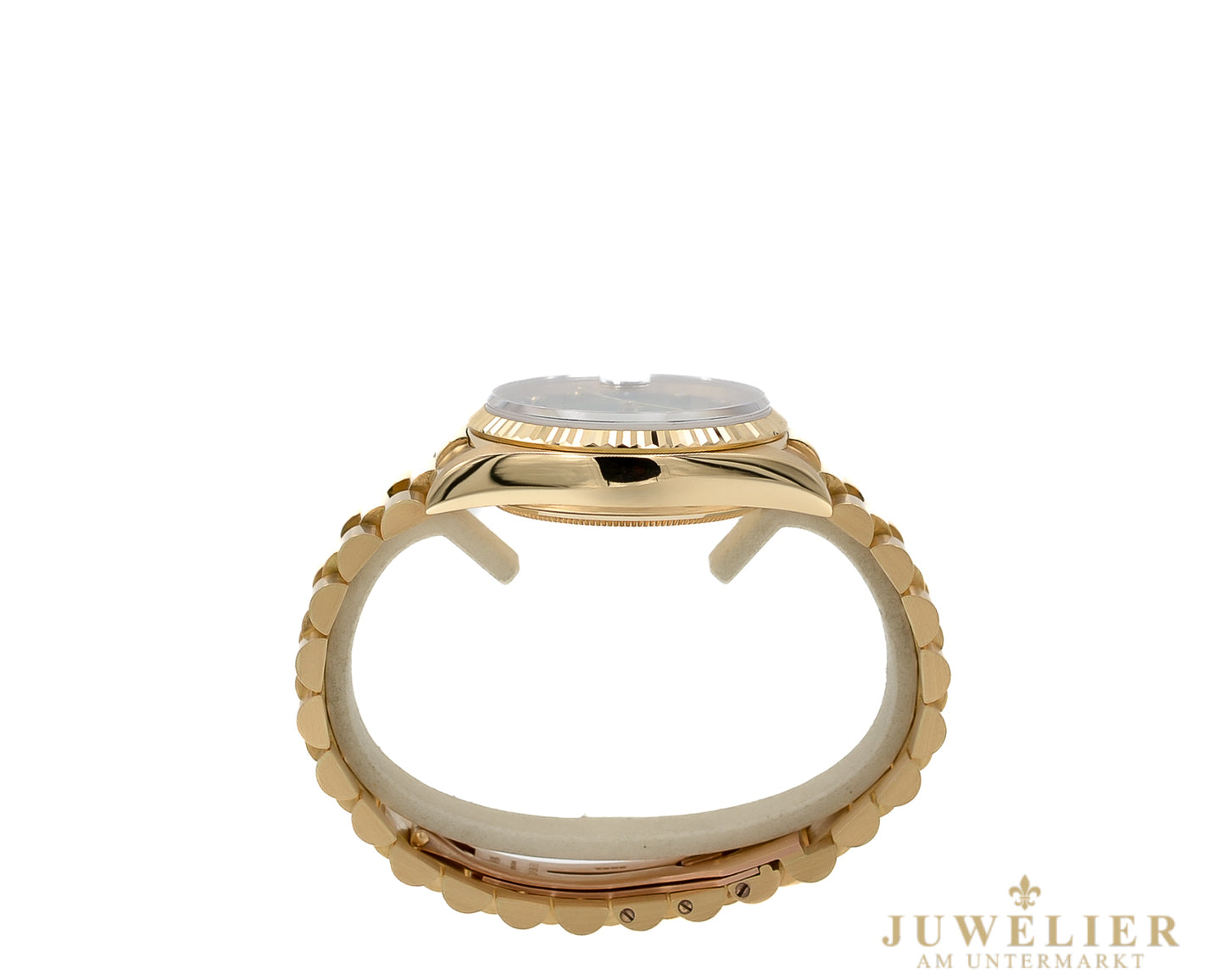 Rolex Day - Date 36 I Yellowgold 18kt. I Green Ombre Diamond Dial I President Bracelet I 18038