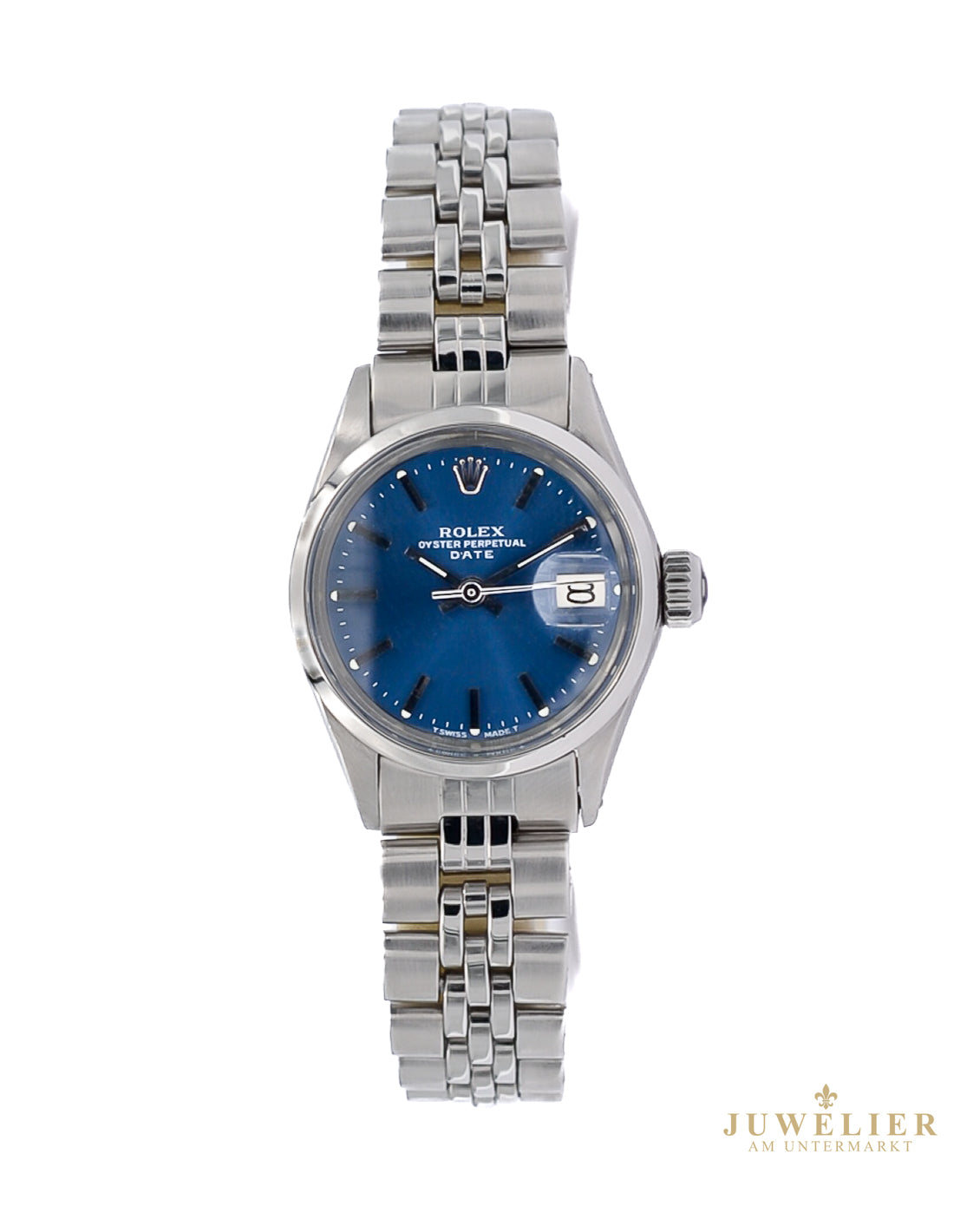 Rolex Lady Oyster Date I Vintage I Blue Dial I Jubilee I Ref. 6516