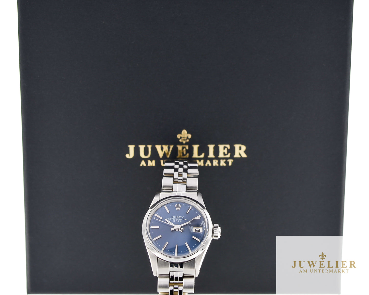 Rolex Lady Oyster Date I Vintage I Blue Dial I Jubilee I Ref. 6516
