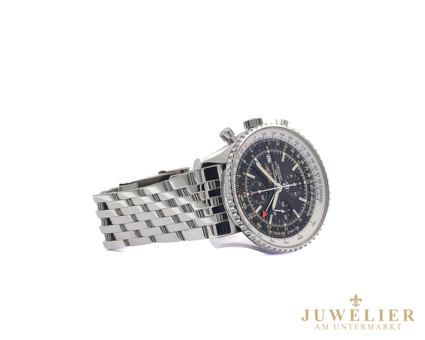 Breitling Navitimer World I Steel I 46mm I Box & DE Papers I Ref. A2432212
