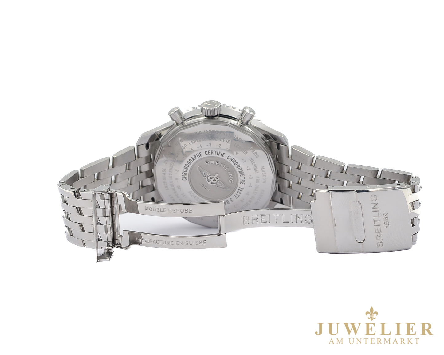 Breitling Navitimer World I Steel I 46mm I Box & DE Papers I Ref. A2432212