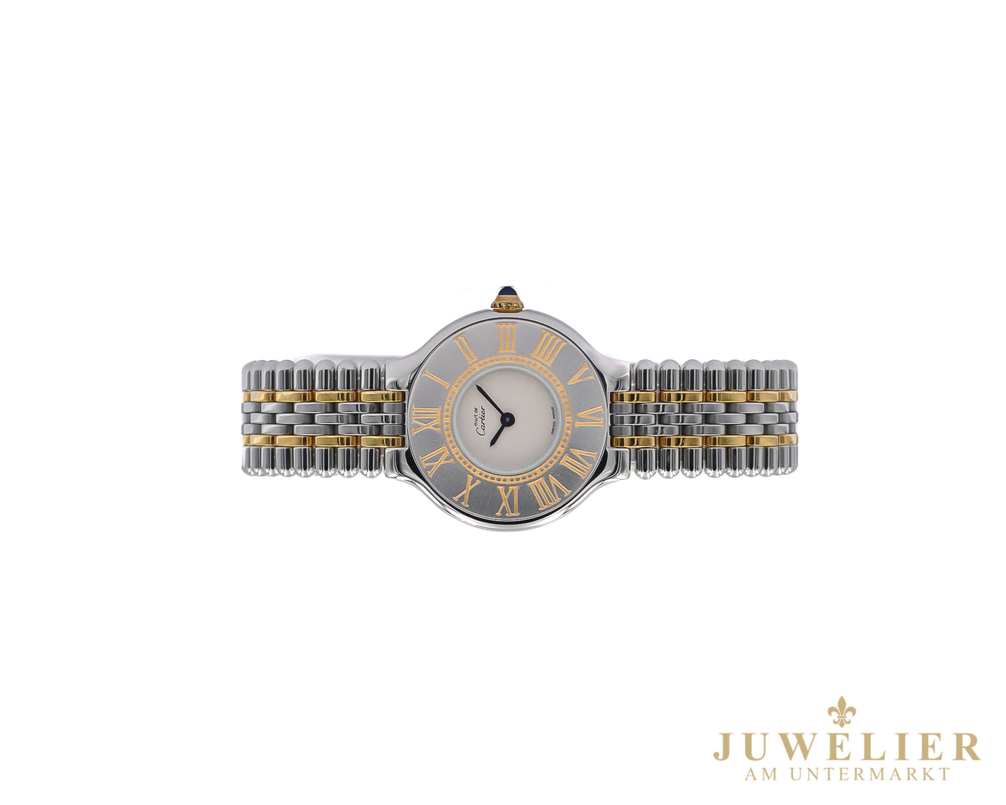 Cartier 21 Must de I Steel / Gold-plated I 35mm I Ref.9011
