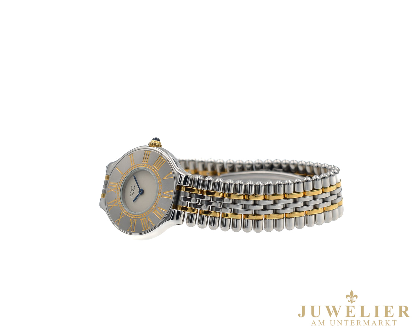 Cartier 21 Must de I Steel / Gold-plated I 35mm I Ref.9011