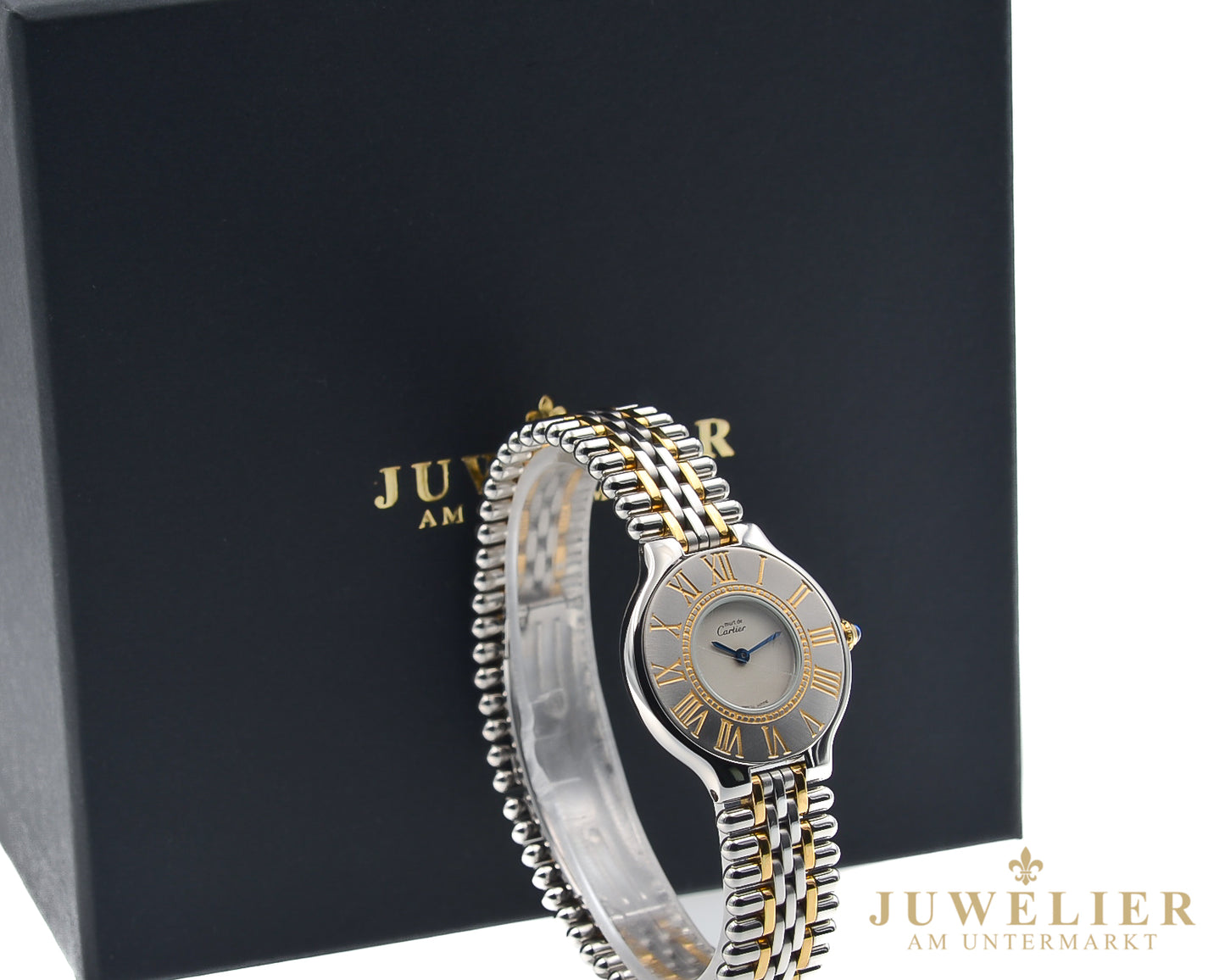 Cartier 21 Must de I Steel / Gold-plated I 35mm I Ref.9011