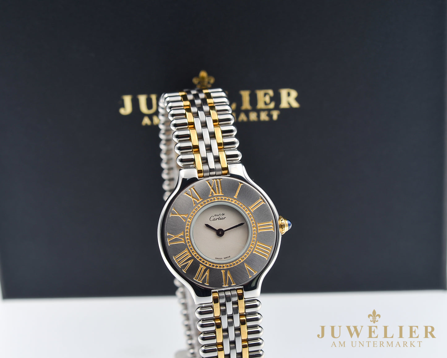 Cartier 21 Must de I Steel / Gold-plated I 35mm I Ref.9011