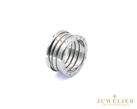 Bulgari B Zero 1 I 3 Band Ring I 18kt. Whitegold I Size 57