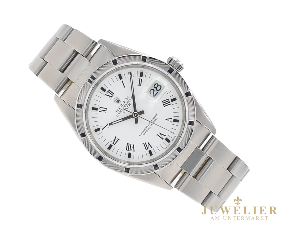Rolex Oyster perpetual Date I Steel I 34mm I Org. Box I 15200 I Bj. 2000
