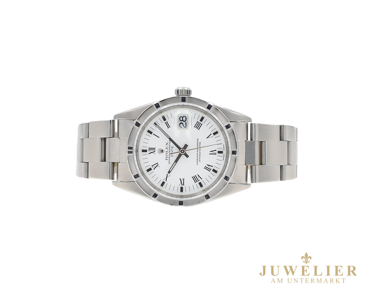Rolex Oyster perpetual Date I Steel I 34mm I Org. Box I 15200 I Bj. 2000